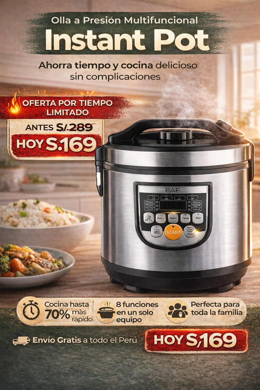OLLA MULTIFUNCIONAL A PRESIÓN Instant Pot